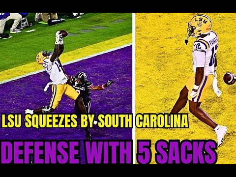 LSU vs South Carolina Postgame Reactions | Can LSU's defense continue to Save the Day??!