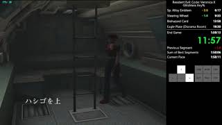 Resident Evil: Code: Veronica X SPEEDRUN. Glitchless - GCN - 1h 55m 58s