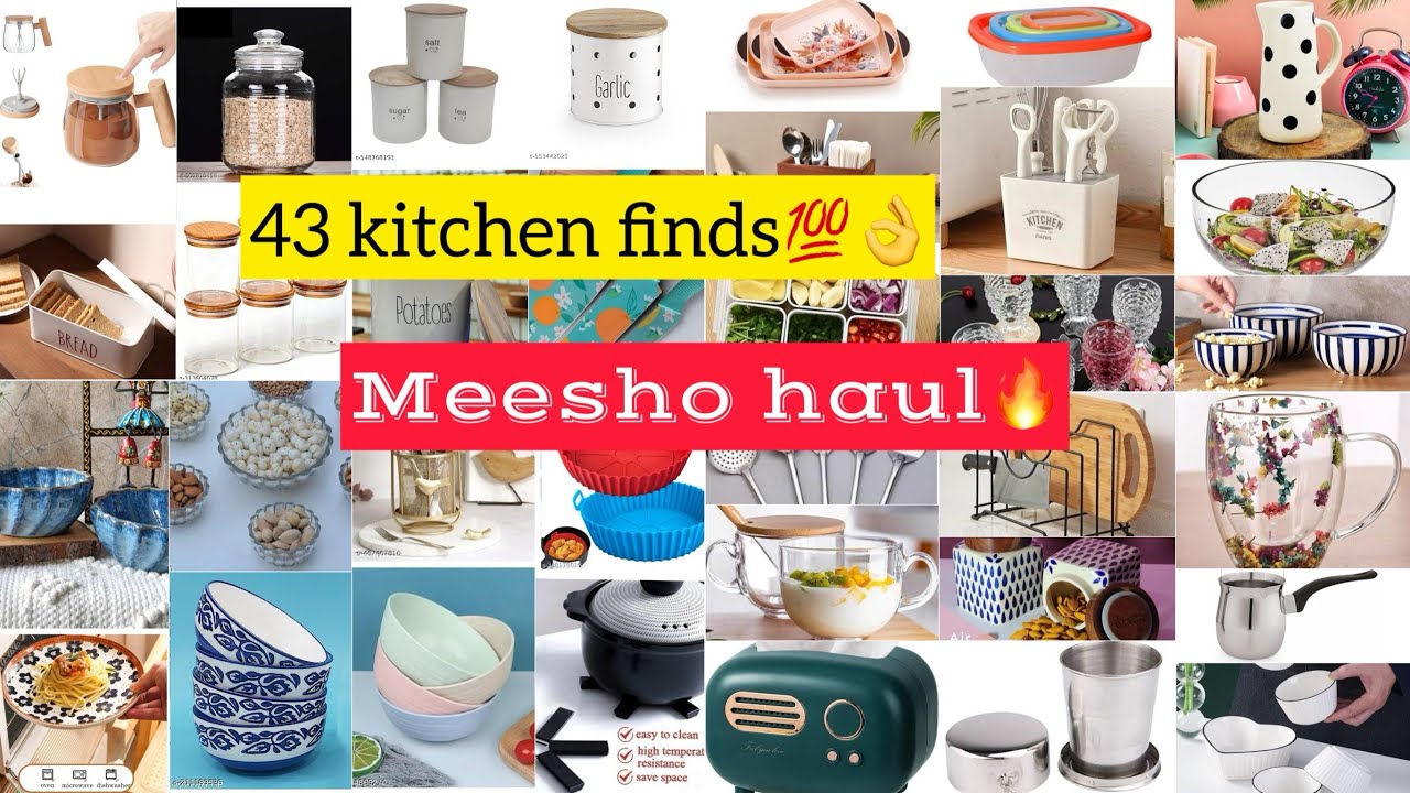 Meesho haul 🔥| 43 Best Meesho kitchen finds💯👌| Must buy products| Meesho finds
