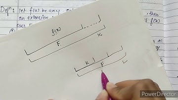 Splitting field (part-1) Definition. & Example
