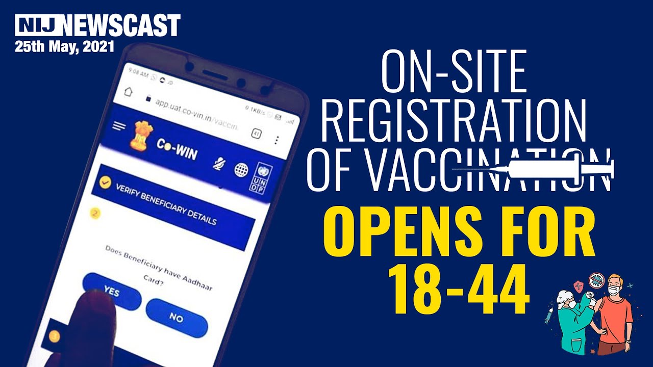 On-site registration of vaccination opens for 18-44
