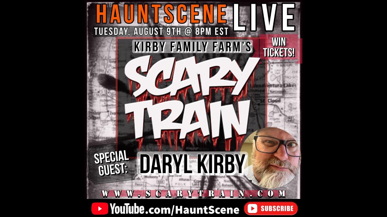 HauntScene Live!  Daryl Kirby from SCARY TRAIN in North Florida!
