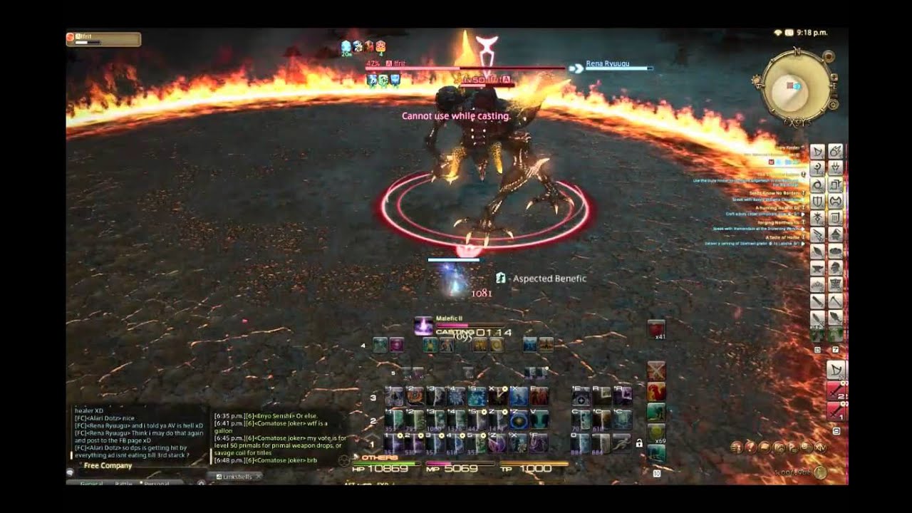 Ifrit Hardmode Solo - Astrologian