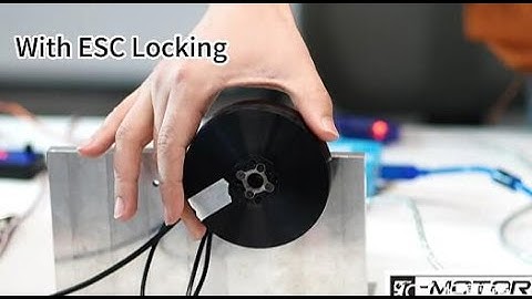 Drone Electronic Locking propeller ESC system