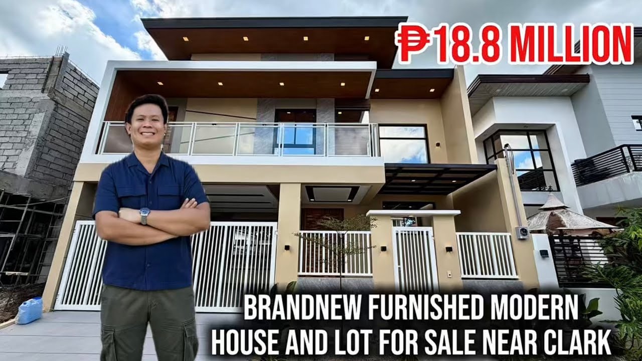 BRANDNEW FURNISHED MODERN HOUSE AND LOT FOR SALE NEAR CLARK 