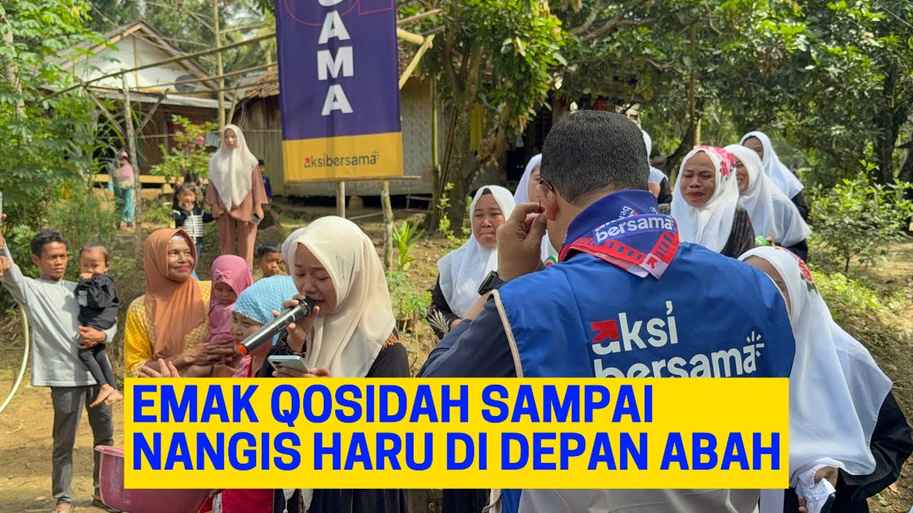 EMAK-EMAK QOSIDAH SAMPAI NANGIS HARU, JEMBATANNYA DI BANGUN