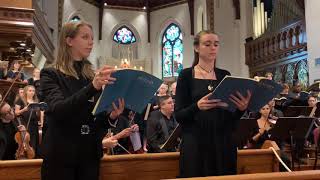 Summit Chorale-Wagner College-Calvary Church Choirs Perform Mozart Requiem-Sequenz Tuba Mirum
