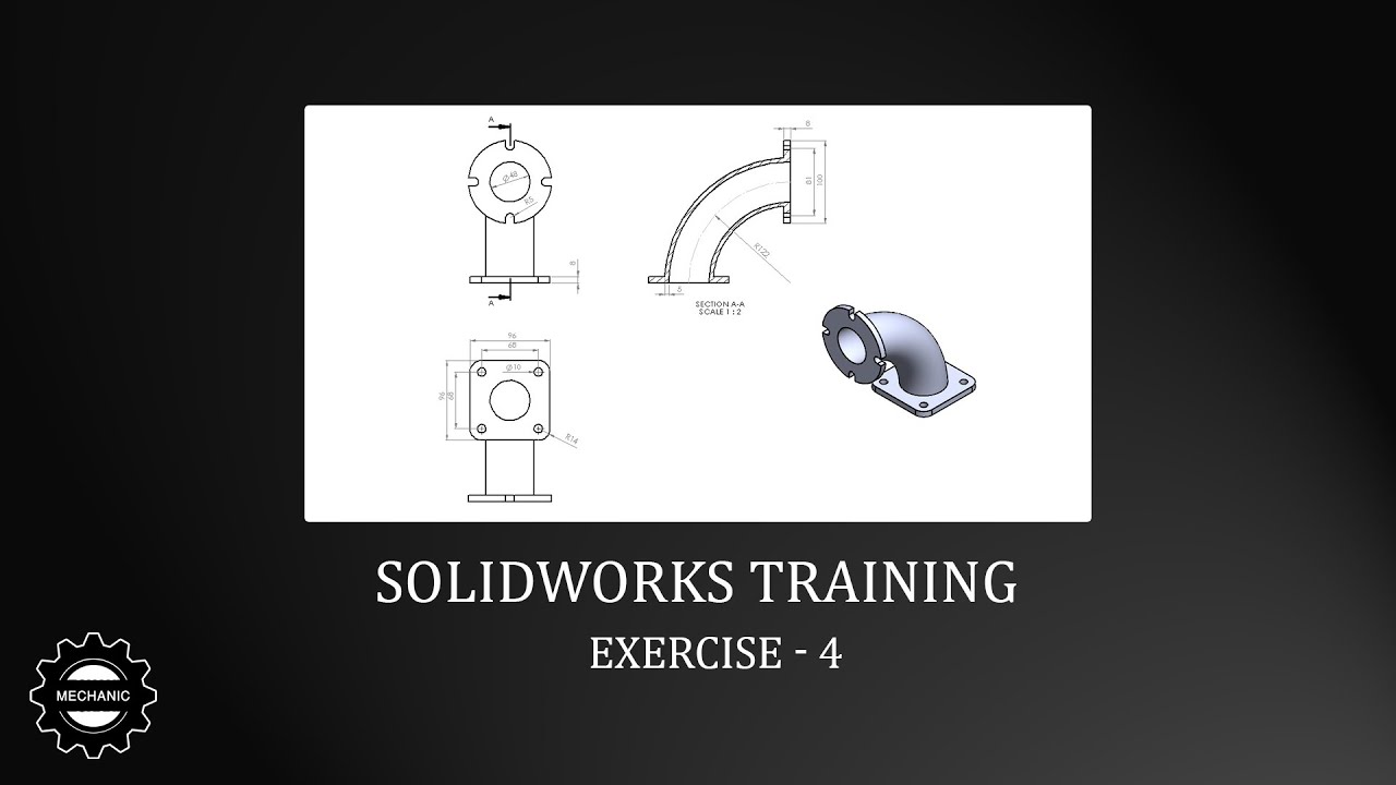 SolidWorks Training Exercise 4 - YouTube