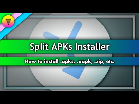 How to use Split APKs Install (SAI) + ZArchiver [Apks, XApks, zip, etc.] | Other Tutorials