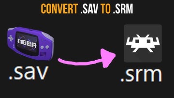 How to convert mGBA save files to RetroArch  ( .sav to .srm )