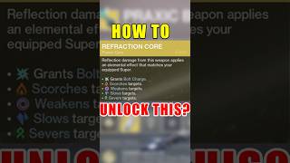How to Unlock the Refraction Core for the Praxic Blade?
