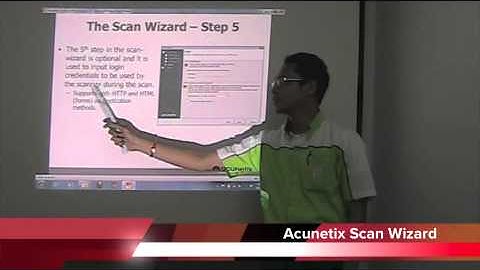 E-SPIN Acunetix Product Technical Overview
