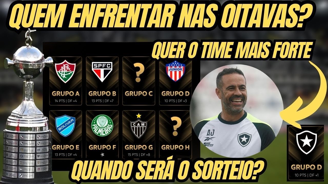 O BOTAFOGO PODE PEGAR QUEM NAS OITAVAS DA LIBERTADORES? | QUATRO ...