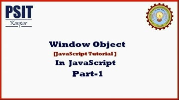 Window Object JavaScript Part-1