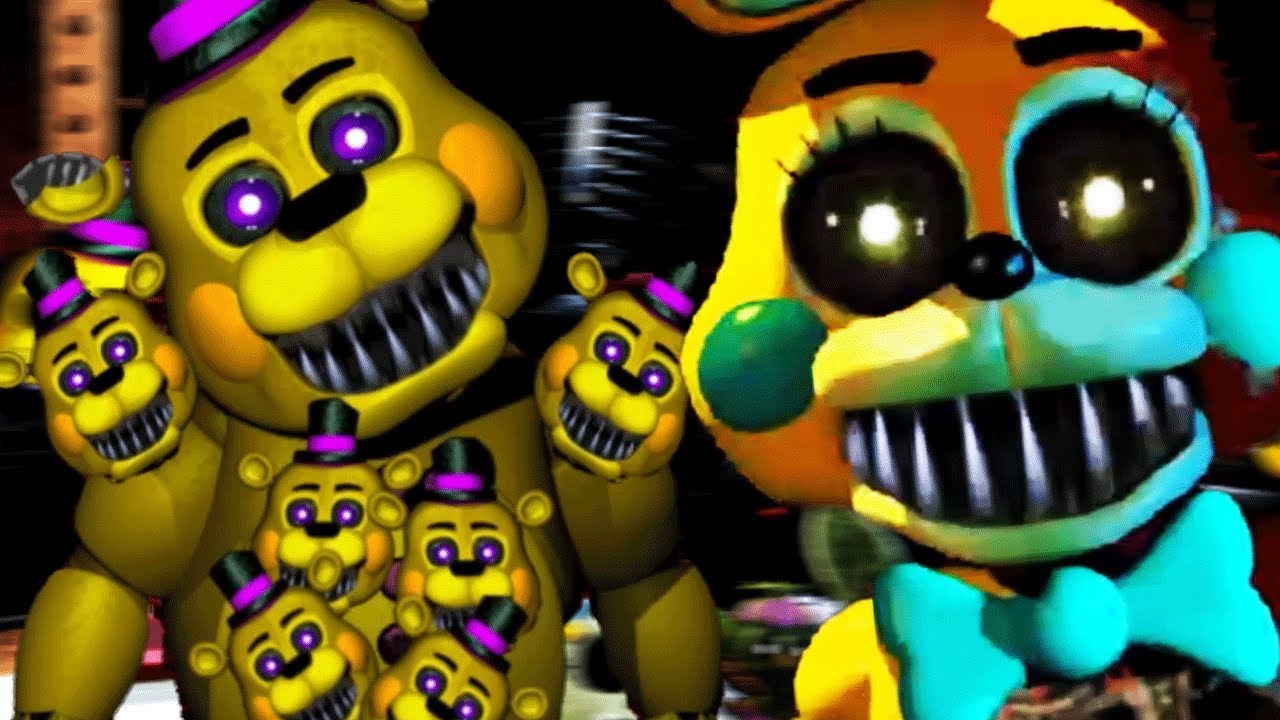 Five nights at freddy's nightmare toy animatronics