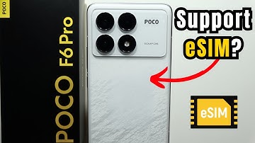 POCO F6 Pro: eSIM Support