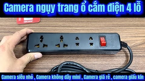 Camera ngụy trang ổ cắm điện 4 lỗ , camera siêu nhỏ không dây , camera giá rẻ , camera giấu kín