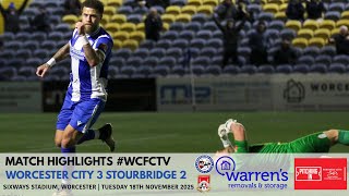 Worcester City 3 Stourbridge 2 Pitching In Southern Premier League Central Division