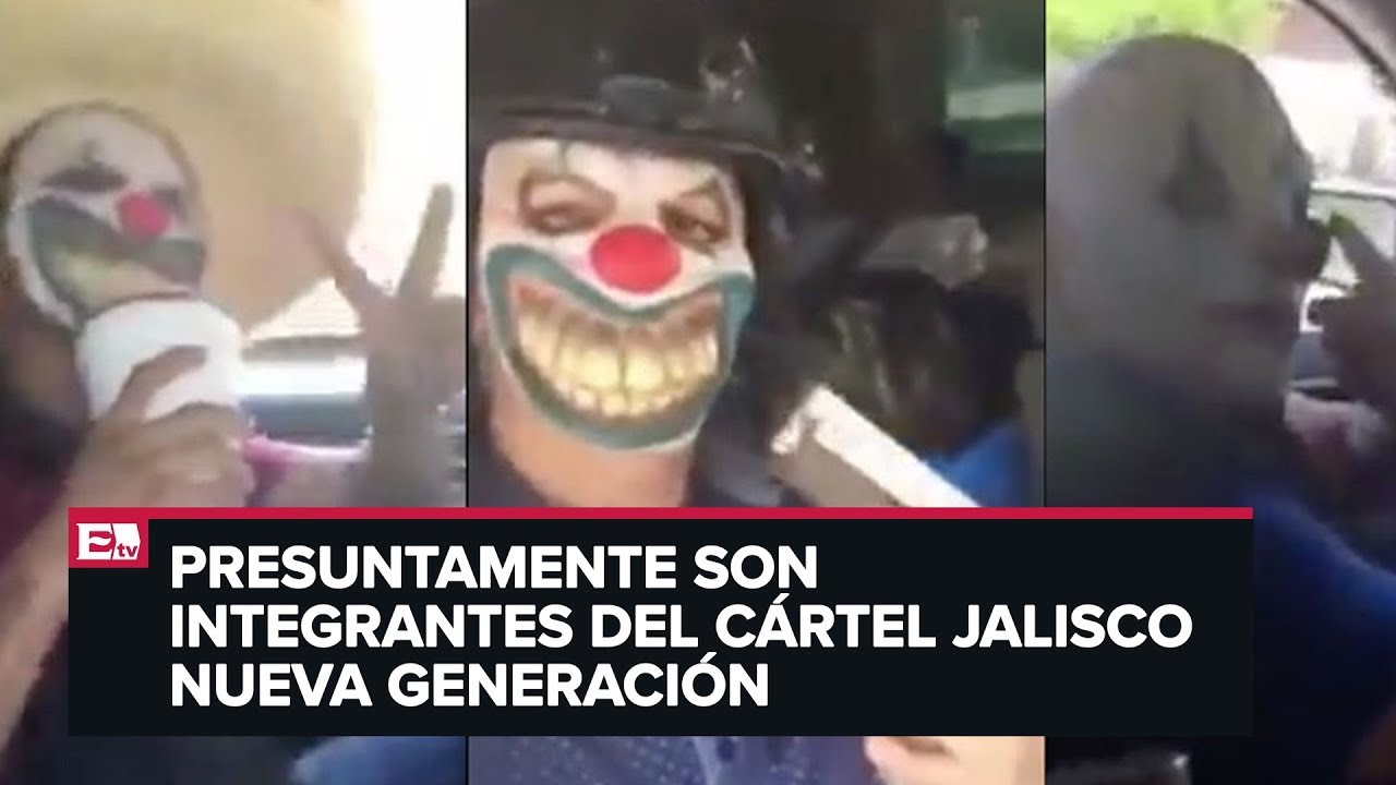 Download Hombres con máscaras de payaso realizan “patrullajes” en Tamaulipas