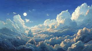 Moonlit Cloudscape | 5 Hour 4K Impasto Oil Painting TV Wallpaper screenshot 1