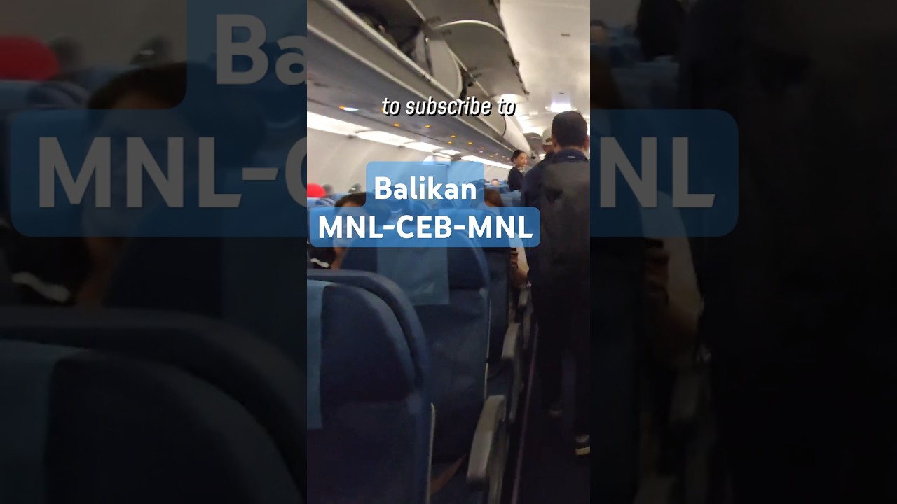 Balikan Trip MNL-CEB-MNL | Philippine Airlines | Economy Class