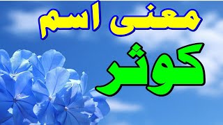 ارشيف الاسماء |  🌹 / Kawthar !!! 💞❤️💕 معنى اسم كوثر وصفات حاملة هذا الإسم