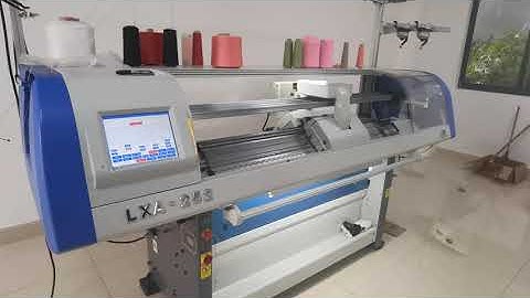 flat knitting machine maintenance adjust selection parameter