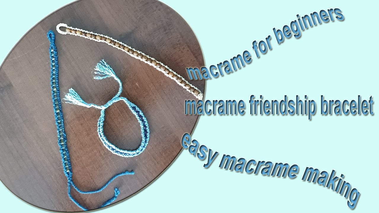Macrame friendship bracelet  🥰💖 / DIY  /  easy macrame making  /  macrame for beginners