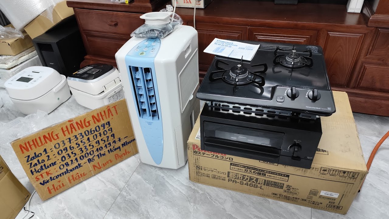 17/01 - Giá Săn Siêu Rẻ 😘 Hút Ẩm Corona Gần Như Không Dùng + Bếp Âm Mới Tinh Chưa Sử Dụng 