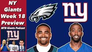 NY Giants Week 18 Preview vs Eagles + NFL Spread Picks And Draft Position Talk by MikeTooNice  1,066 views 4 months ago 32 minutes