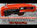 How to repair a cracked dashboard step by step custom fiberglass monte carlo ss g body dash restore