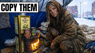 How Homeless Women HEAT Their Shelters Without Gas/Electricity