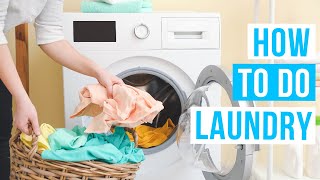 How to do LAUNDRY PROPERLY | tips for beginners