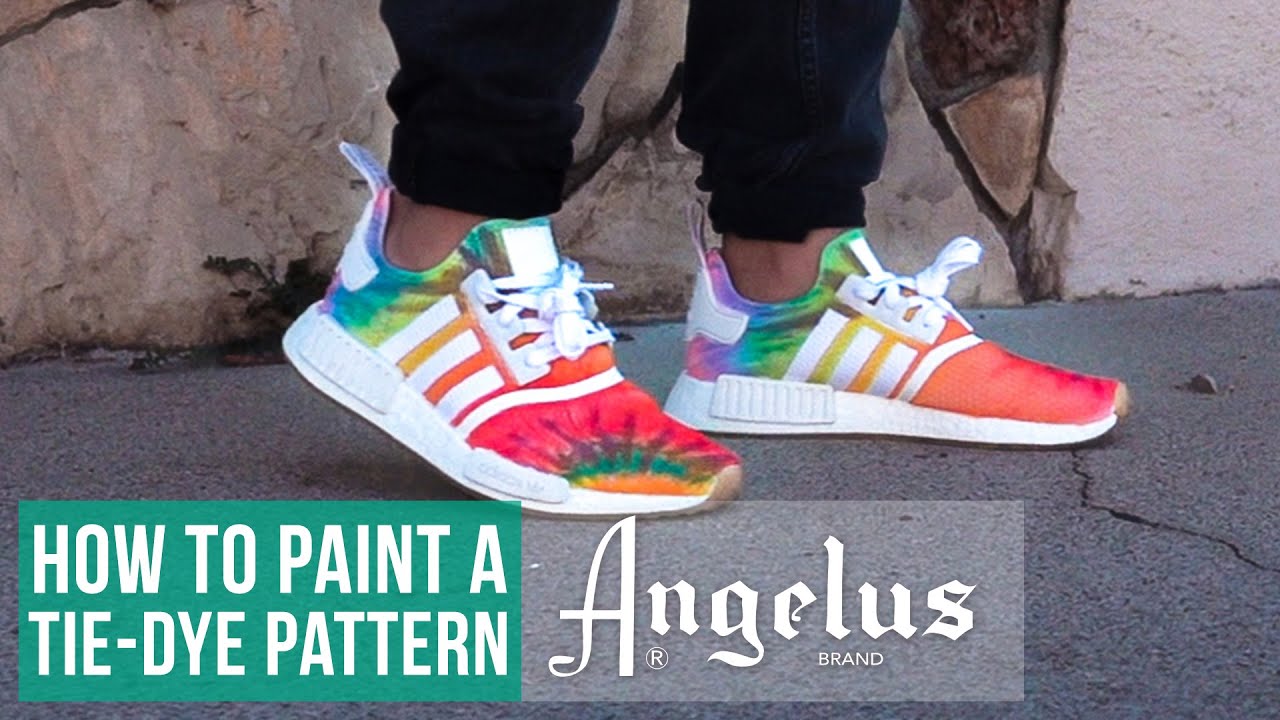 rainbow tie dye adidas shoes