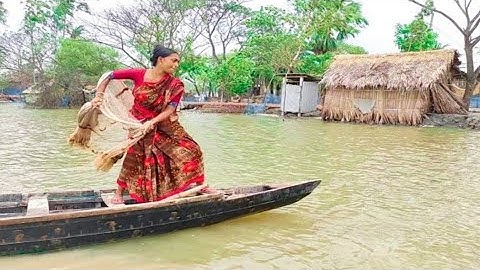 Unbelievable Cast Net Fishing - Fisherman vs River Catch Netting #fisherman