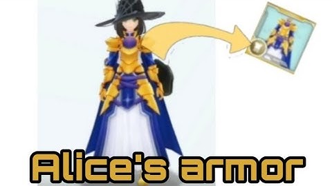 Buying the alice armor avatar accessory (saoif)