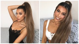 Hacks Ariana Grande Ponytail With Beauty Works Ponytail