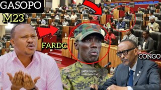 KNC AHAYE GASOPO M23 N'ABADEPITE B'URWANDA BASHAKA KUYIFASHA KARABAYE // M23 NA FARDC