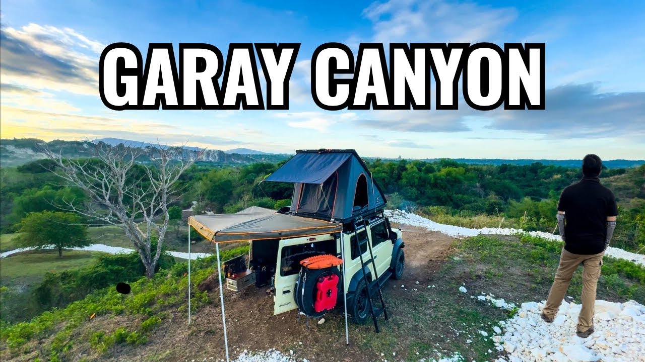 Solo Car Camping near Norzagaray's Canyon - Emo Robot - Comandante C40 - Suzuki Jimny - Raw Camping