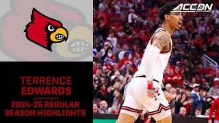 Information Terrence Edwards Jr. 2024-25 Regular Season Highlights | Louisville Guard Update