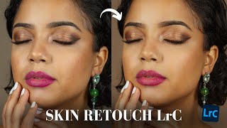 Skin Retouching in Lightroom Classic 2023  Easiest Smooth Skin Tutorial