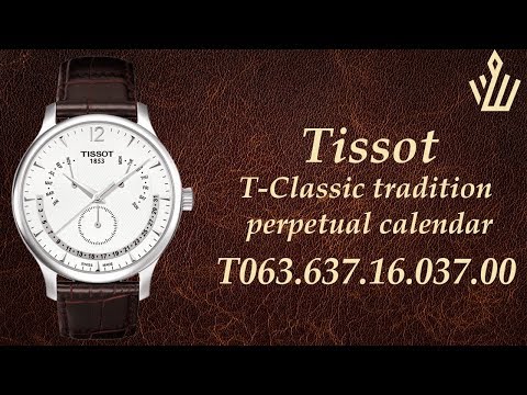 Tissot T-Classic tradition perpetual calendar T063.637.16.037.00