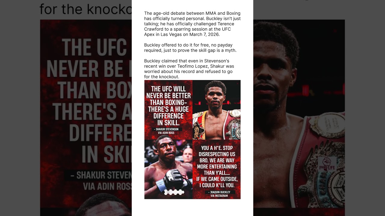 Joaquin Buckley on Shakur Stevenson and Terence Crawford