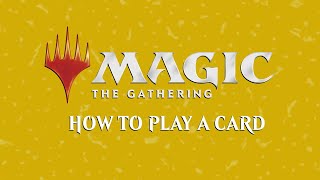 Start Learning to Play Magic: The Gathering