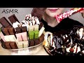 【大食い/咀嚼音】巨大キットカットパフェとチョコレートがけクリームロールケーキを食べる KitKat【ASMR / MUKBANG / EATING SOUNDS / NO TALKING】