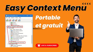 Easy Context Menu: ajouter des commandes et de réglages utiles aux menus contextuels du bureau.