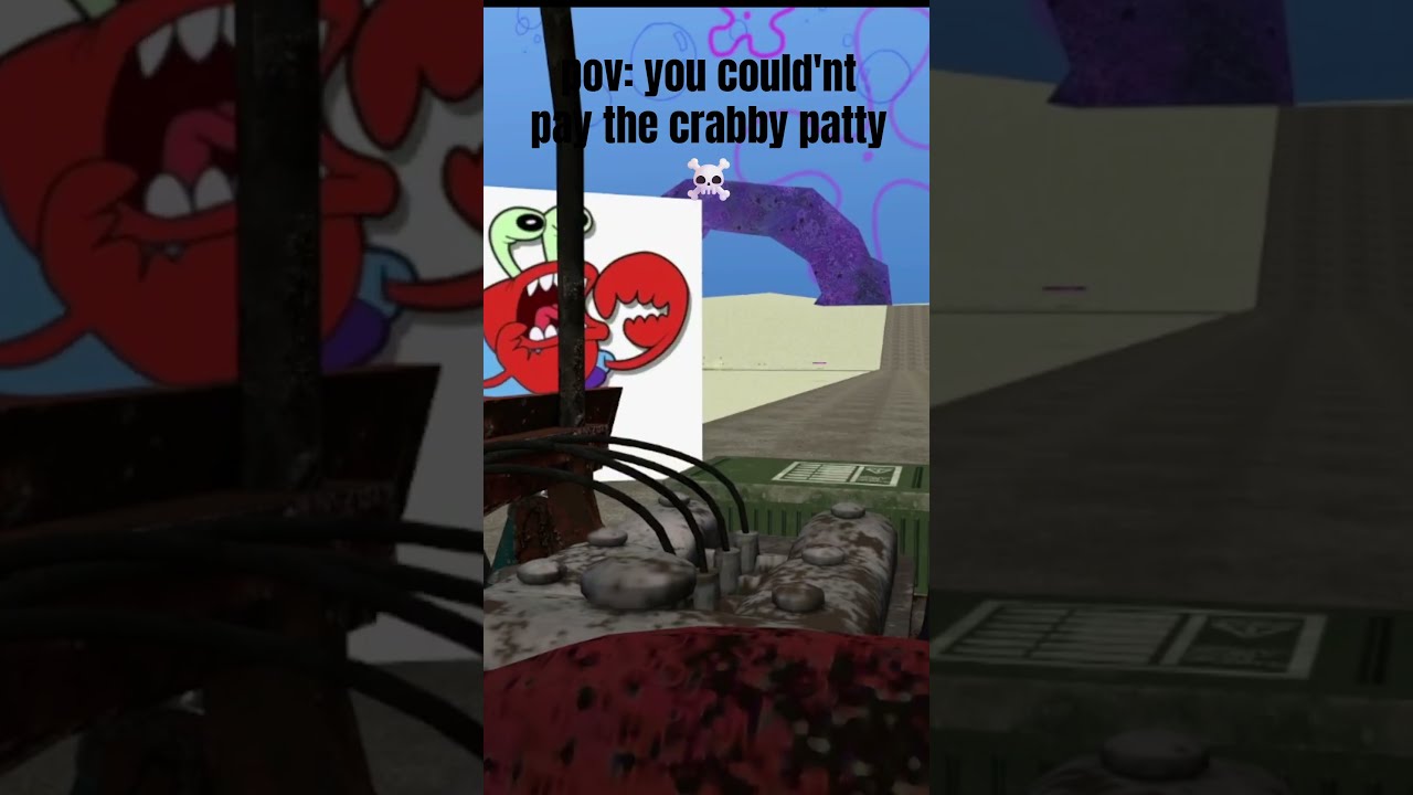 Mr Krabs Is Chasing Me For Not Paying The Krabby Patty 