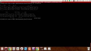 Bioinformatics  using python: Bio_py_1