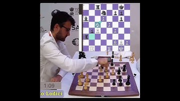 Shocking brilliant 😯 #hansniemann #lorenzolodici #brilliantmove #chessedit #knightsacrifice