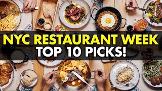 NYC Restaurant Week 2023 - Our Top 10 Picks!